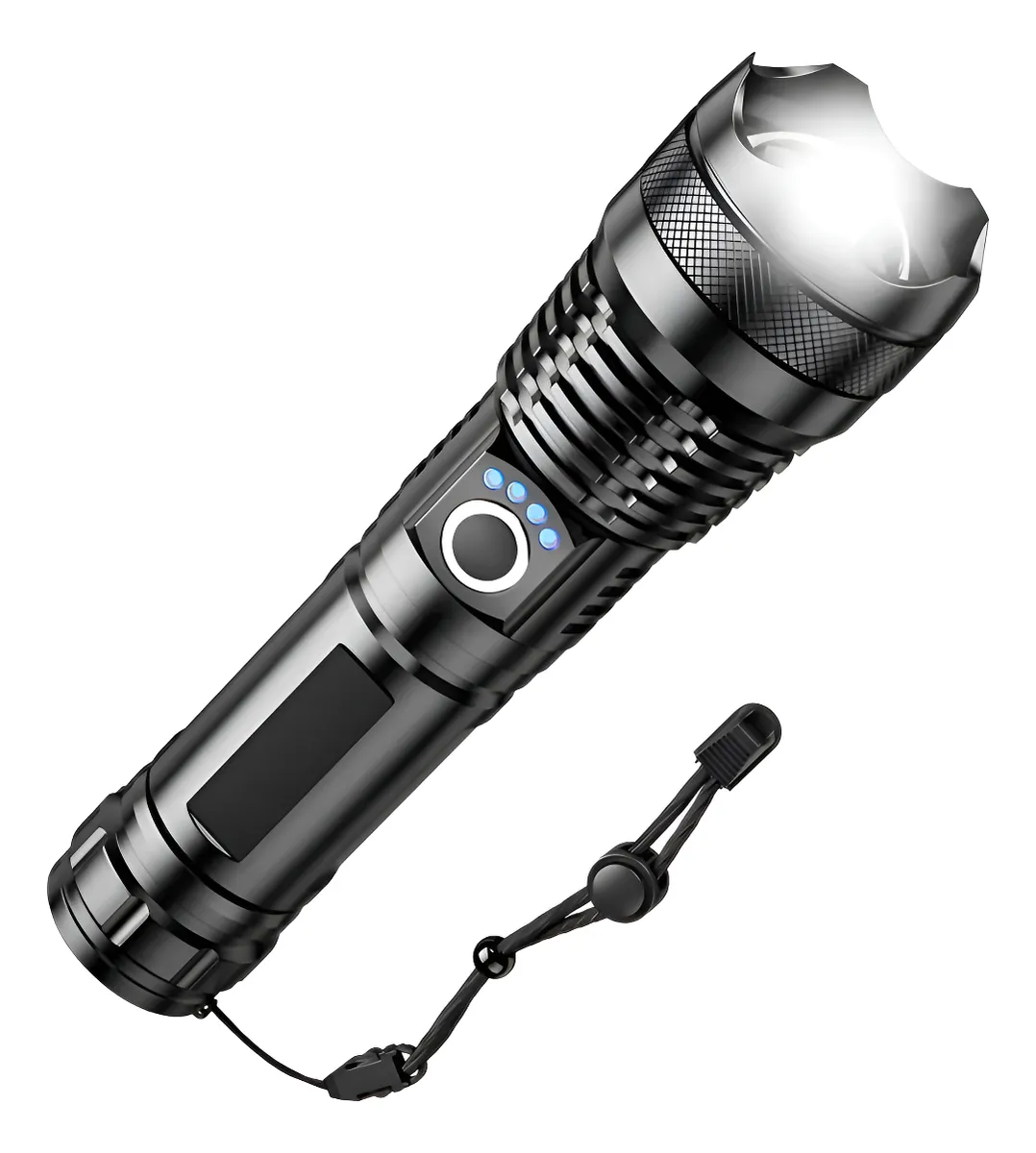 Linterna Led P50 Potente Zoom Sos Recargable Tactica Militar