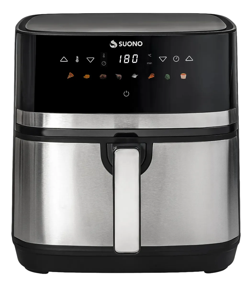 Freidora De Aire Suono Air Fryer Digital 8 Programas